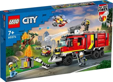 LEGO® City İtfaiye Komuta Kamyonu 60374 - 7 Yaş ve Üzeri Çocuklar için İnsansız Kara ve Hava Araçlar