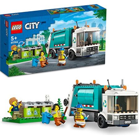 Lego City Geri Dönüşüm Kamyonu 60386 Lisanslı Ürün