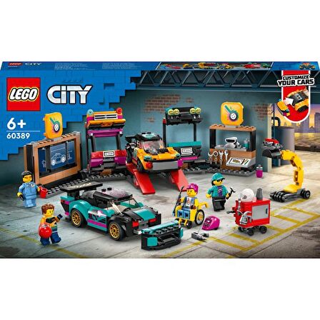 Lego City Araç Modifiye Atölyesi 60389 Lisanslı Ürün