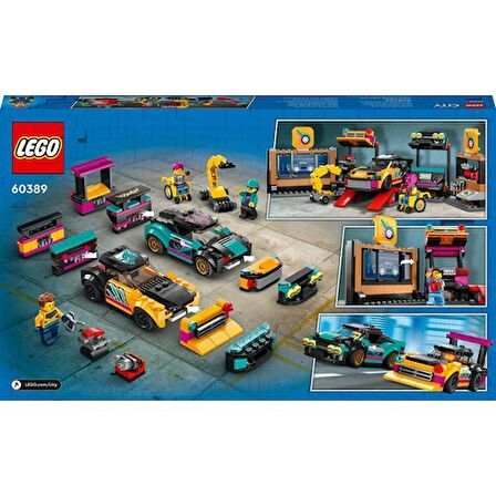 Lego City Araç Modifiye Atölyesi 60389 Lisanslı Ürün