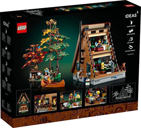 LEGO Ideas 21338 A-Frame Cabin