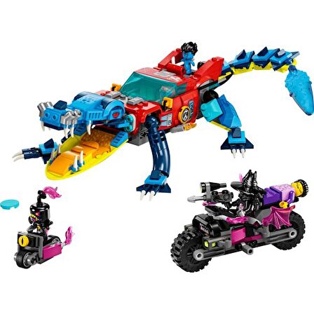 LEGO® DreamZzz™ Timsah Araba 71458 - 8 Yaş ve Üzeri Macera Sever Çocukların 2 Farklı Şekilde Inşa Edebileceği Bir Araç Içeren Yaratıcı Oyuncak Yapım Seti (494 Parça)