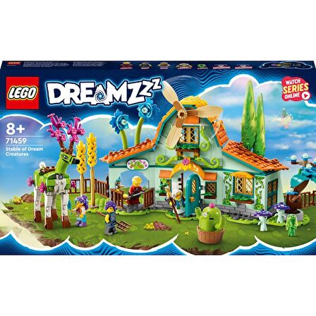 LEGO® DreamZzz™ Düş Yaratıklarının Ahırı 71459 - 8 Yaş ve Üzeri Macera Sever Çocukların 2 Farklı Şekilde Inşa Edilebileceği Bir Geyik Içeren Yaratıcı Oyuncak Yapım Seti (681 Parça)