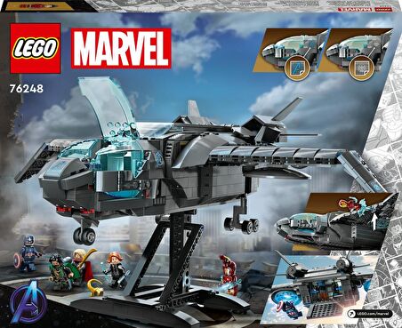 LEGO® Marvel Avengers Quinjeti 76248 - 9 Yaş ve Üzeri Çocuklar Için Avengers Uçağı ve Minifigürler I