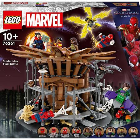 LEGO® Marvel Örümcek Adam Son Savaş 76261™ 10 Yaş ve Üzeri Çocukların Film Finalini Canlandırabileceği Yaratıcı Oyuncak Yapım Seti (900 Parça)