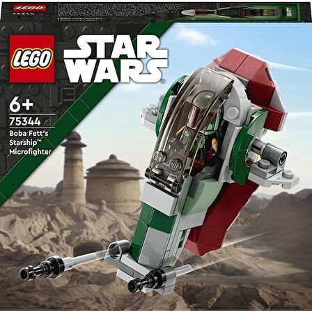 LEGO Star Wars™ Boba Fett'in Starship™’i Mikro Savaşçı 75344 - 6 Yaş ve Üzeri Çocuklar Için Oyuncak Yapım Seti (85 Parça)