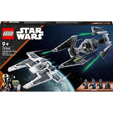 Lego 75348 Star Wars Mandalorian Fang Fighter TIE Interceptor'a Karşı