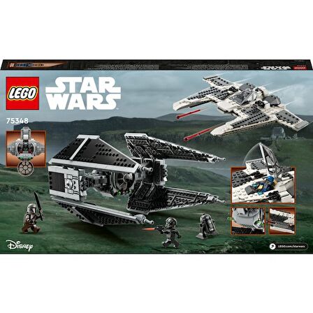 LEGO® Star Wars™ Mandalorian Fang Fighter TIE Interceptor™'a Karşı 75348 - 9 Yaş ve Üzeri Çocuklar için Yaratıcı Oyuncak Yapım Seti (957 Parça)