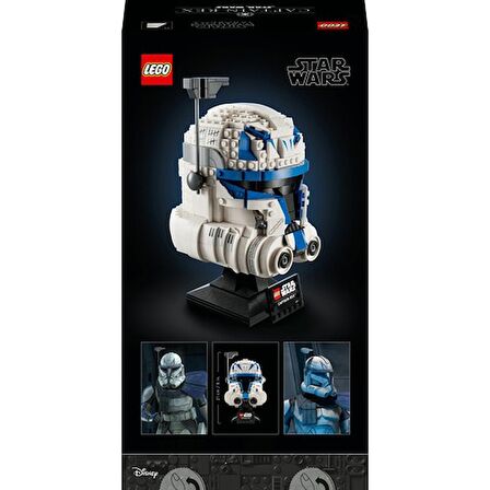 LEGO® Star Wars™ Yüzbaşı Rex™ Kaskı 75349 - Yetişkinler için Koleksiyonluk Sergileme Modeli Yapım Seti (854 Parça)