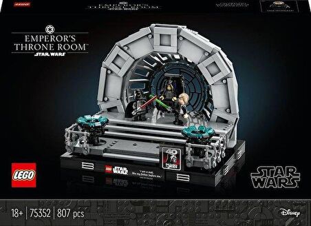 LEGO Star Wars 75352 Emperor's Throne Room Diorama