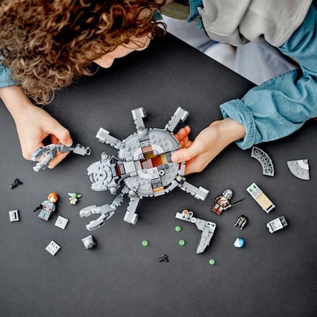 LEGO Star Wars The Mandalorian2 Örümcek Tankı 75361 - 9 Yaş ve Üzeri Star Wars Hayranı Çocuklar Için Yaratıcı Oyuncak Yapım Seti (526 Parça)