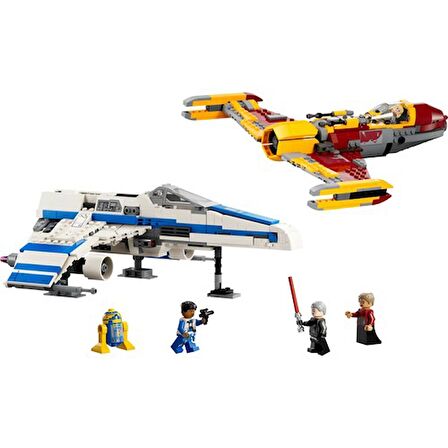 LEGO® Star Wars:Ahsoka Yeni Republic E-Wing™Shin Hati’nin Starfighter™’ına Karşı 75364 - 9 Yaş ve Üzeri Star Wars Hayranı Çocuklar için Yaratıcı Oyuncak Yapım Seti (1056 Parça)