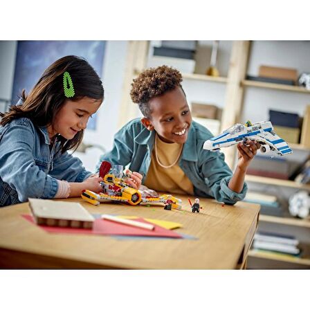 LEGO® Star Wars:Ahsoka Yeni Republic E-Wing™Shin Hati’nin Starfighter™’ına Karşı 75364 - 9 Yaş ve Üzeri Star Wars Hayranı Çocuklar için Yaratıcı Oyuncak Yapım Seti (1056 Parça)