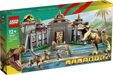 LEGO 76961 Jurassic World Ziyaretçi Merkezi: T. rex ve Raptor Saldırısı