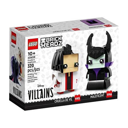 LEGO BrickHeadz 40620 Cruella and Maleficent