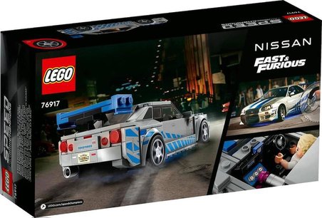 LEGO Speed Champions 76917 2 Fast 2 Furious Nissan Skyline GT-R (R34)