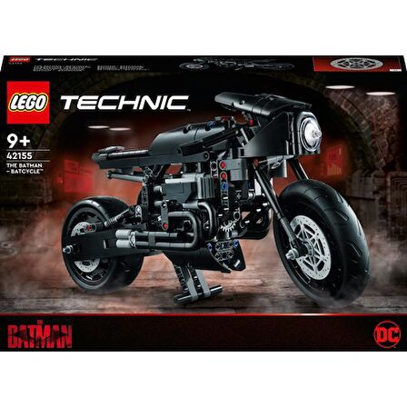 LEGO® Technic BATMAN - BATCYCLE™ 42155 - 9 Yaş ve Üzeri Çocuklar için Batman’in Motosikletinin Modelini İçeren Yaratıcı Oyuncak Yapım Seti (641 Parça)