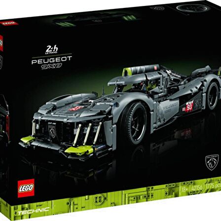 Lego Technic Peugeot 9x8 24h Le Mans Hybrid Hypercar 42156