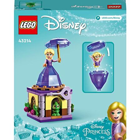 LEGO® | Disney Dönen Rapunzel 43214 - 5 Yaş ve Üzeri Prenses Hayranları Için Hayal Gücüne Dayalı Oyunlar Sunan Yaratıcı Oyuncak Yapım Seti (89 Parça)