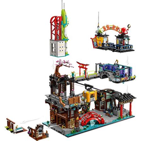 LEGO Nınjago® 71799 City Markets (6163 Parça)