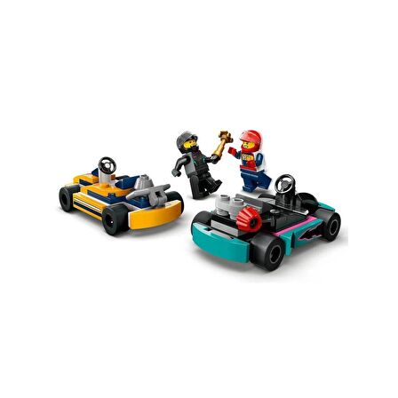 60400 LEGO® City Go-Kart ve Yarış Sürücüleri 99 parça +5 yaş