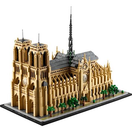 LEGO® Architecture Mimari Simgeler Koleksiyonu: Notre Dame Katedrali 21061 - Seyahat, Mimari ve Tarih Meraklısı Yetişkinler İçin Koleksiyonluk ve Sergilenebilir Model Yapım Seti (4383 Parça)