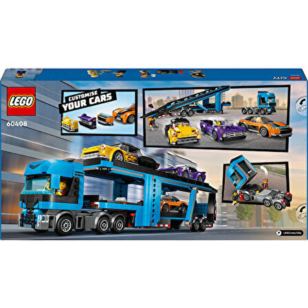 LEGO® City Spor Arabalı Araç Taşıma Kamyonu 60408 (998 Parça)