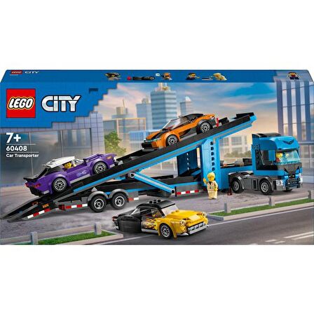 LEGO® City Spor Arabalı Araç Taşıma Kamyonu 60408 (998 Parça)