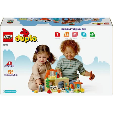 LEGO® DUPLO® Kasabası Çiftlikte Hayvanların Bakımı 10416 (74 Parça)