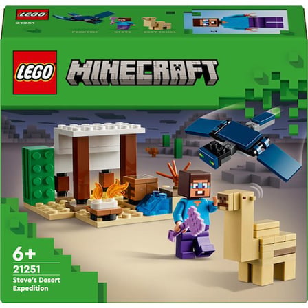 LEGO® Minecraft® Steve'in Çöl Keşfi 21251 (75 Parça)