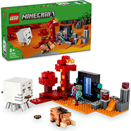 LEGO® Minecraft® Nether Geçidi Pususu 21255  (352 Parça)