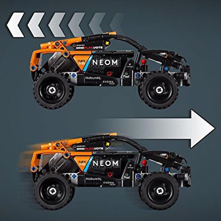 LEGO® Technic NEOM McLaren Extreme E Race Car 42166 - 7 Yaş ve Üzeri Yarış Arabası Seven Çocuklar için Koleksiyonluk Yaratıcı Oyuncak Model Yapım Seti (252 Parça)