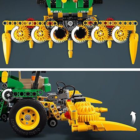 LEGO® Technic John Deere 9700 Forage Harvester 42168 - 9 Yaş ve Üzeri Çocuklar için Tarım Aracı İçeren Koleksiyonluk Yaratıcı Oyuncak Model Yapım Seti (559 Parça)