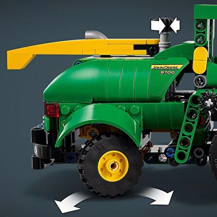 LEGO® Technic John Deere 9700 Forage Harvester 42168 - 9 Yaş ve Üzeri Çocuklar için Tarım Aracı İçeren Koleksiyonluk Yaratıcı Oyuncak Model Yapım Seti (559 Parça)