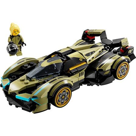 LEGO® Speed Champions Lamborghini Lambo V12 Vision GT Süper Araba 76923 # 10 Yaş ve Üzeri Araç Tutkunları İçin Yaratıcı Oyuncak Yapım Seti (230 Parça)