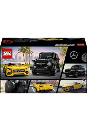 ® Speed Champions Mercedes-AMG G 63 ve Mercedes-AMG SL 63 76924 – 10 Yaş ve Üzeri Set(808Parça)