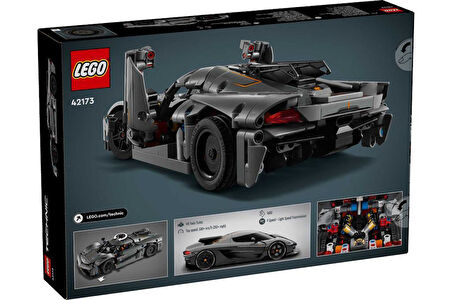 LEGO Technic 42173 Koenigsegg Jesko Absolut Grey Hypercar