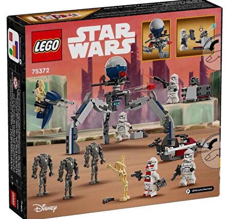 Lego Star Wars 75372 Clone Trooper & Battle Droid Battle Pack