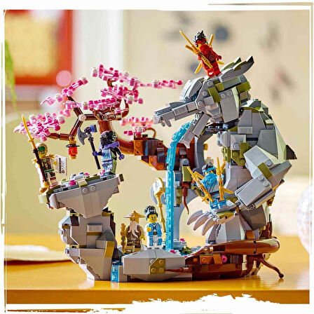 LEGO Ninjago Ejderha Taşı Tapınağı Yaratıcı Oyuncak Yapım Seti 1212 Parça