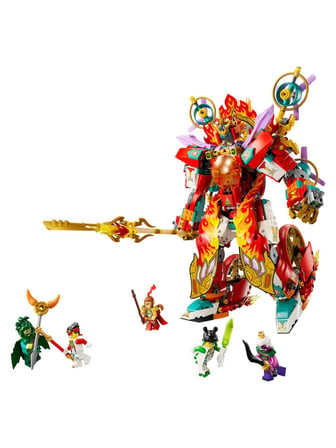 Lego Monkie Kid Nezha'nın Ateş Çemberi Robotu 80057