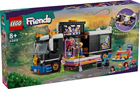 LEGO Friends 42619 Pop Star Music Tour Bus