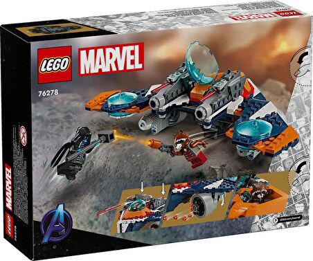 LEGO Super Heroes 76278 Rocket's Warbird vs. Ronan