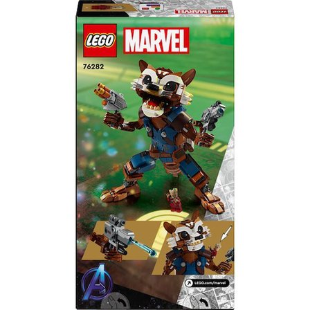 LEGO® Marvel Rocket ve Bebek Groot 76282 # 10 Yaş ve Üzeri Süper Kahraman Seven Çocuklar İçin İnşa Edilebilen Yaratıcı Oyuncak Yapım Seti (566 Parça)