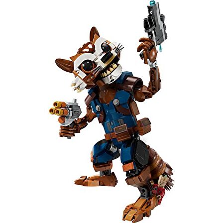 LEGO® Marvel Rocket ve Bebek Groot 76282 # 10 Yaş ve Üzeri Süper Kahraman Seven Çocuklar İçin İnşa Edilebilen Yaratıcı Oyuncak Yapım Seti (566 Parça)