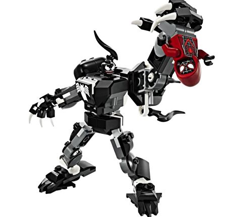 Lego Marvel 76276 Venom Mech Armor vs. Miles Morales