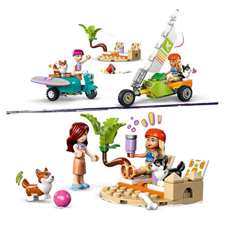 LEGO Friends Sörfçü Köpekler ve Scooter Macerası 42641
