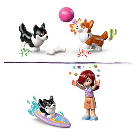 LEGO Friends Sörfçü Köpekler ve Scooter Macerası 42641