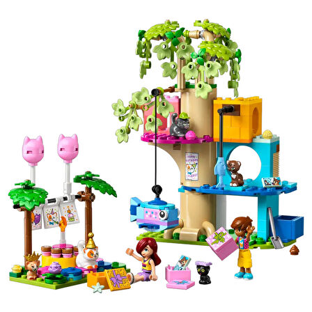 LEGO Friends Kedi Doğum Günü Partisi ve Ağaç Ev 42666