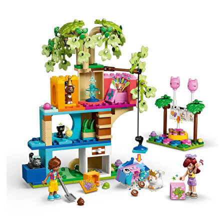 LEGO Friends Kedi Doğum Günü Partisi ve Ağaç Ev 42666