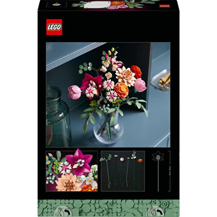 LEGO 10342  Botanicals Pembe Çiçek Buketi 